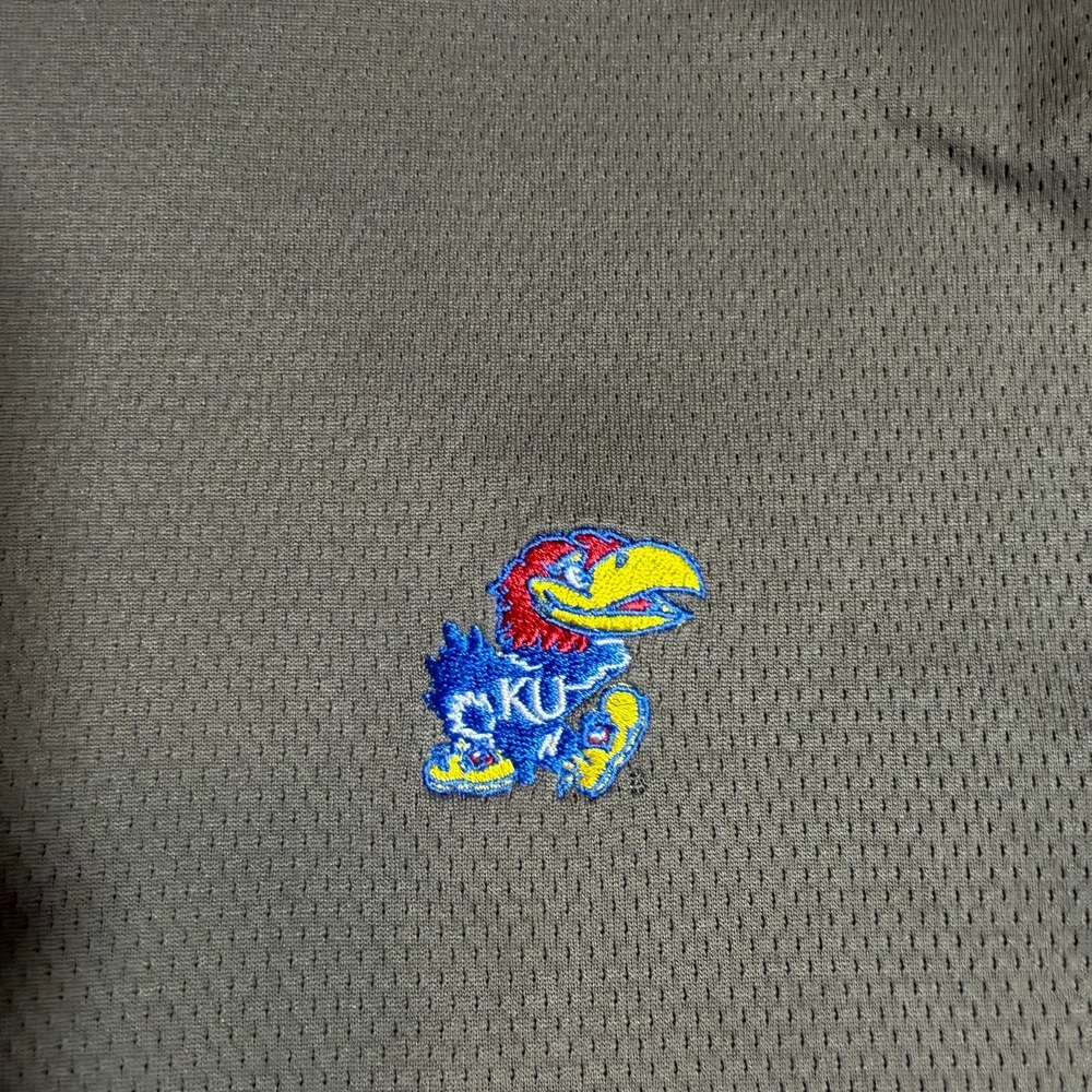 Cutter & Buck Pullover Mens 3XL Brown Kansas Jayhawks DryTec Quarter Zip - Picture 5 of 10